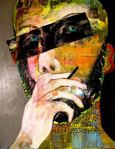 Mysterious Abstract Man by Victor Tkachenko
