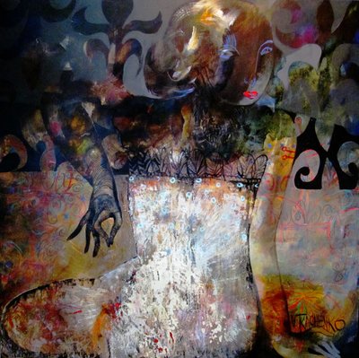 Mysterious Abstract Woman by Victor Tkachenko