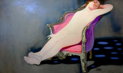 Reclined Reverie by Victor Tkachenko