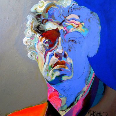 Vibrant David Portrait by Victor Tkachenko