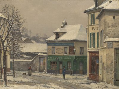 Snow Effect in the Suburbs by Victor Vignon