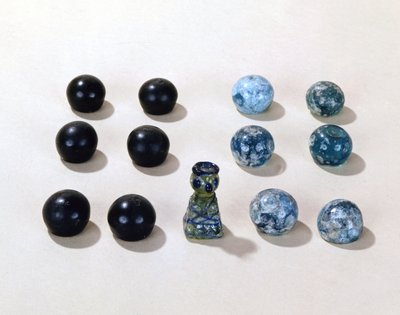 Chess game pieces from the Viking town of Birka by Viking Viking