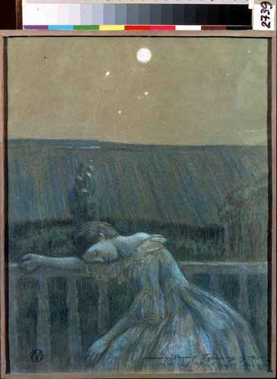 Sorrow by Viktor Elpidiforovich Borisov Musatov