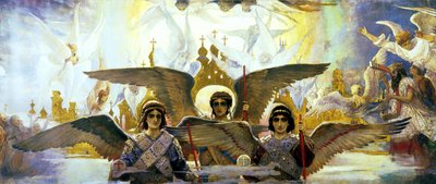 Before the Paradies, Central part by Viktor Mikhaylovich Vasnetsov