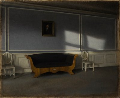 Sunshine in the Drawing Room III by Vilhelm Hammershøi