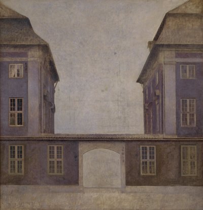 The Buildings of the Asiatic Company, Seen from St. Annæ Street, Copenhagen by Vilhelm Hammershøi