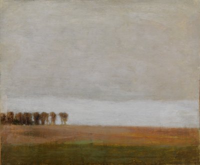 View of Jægersborg Allé. Gentofte, North of Copenhagen by Vilhelm Hammershøi