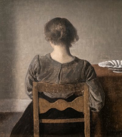 Hvile also called Repos by Vilhelm Hammershoi