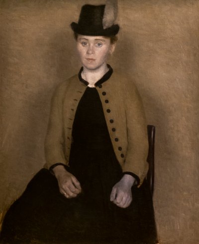 Portrait of Ida Ilsted by Vilhelm Hammershoi