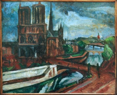 Notre Dame of Paris by Vilmos Perlrott-Csaba