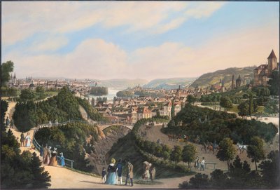New Town, Vysehrad and Smichov, c. 1830 by Vincenc Morstadt