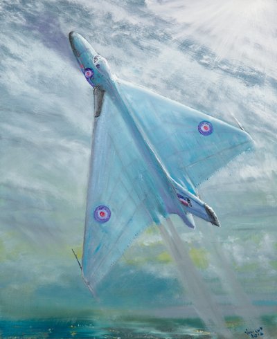 Avro Vulcan B1 Night flight, 2016 by Vincent Alexander Booth