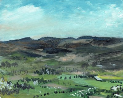 Cairngorms from Creag Dhubh by Vincent Alexander Booth