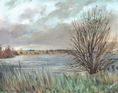 Fannyside Loch by Vincent Alexander Booth