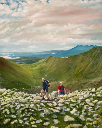 Ian Navigates the Billies Round the Joss Naylor Challenge by Vincent Alexander Booth