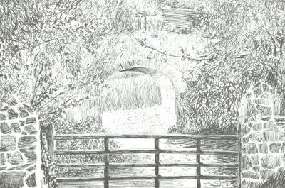 Pathway under Archway Isle of Wight by Vincent Alexander Booth