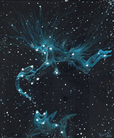 Star Sign Aquarius by Vincent Alexander Booth