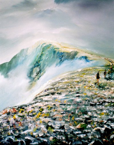 Summer Race on Helvellyn, 2013 by Vincent Alexander Booth