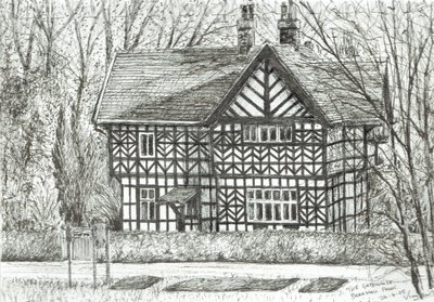 The Gatehouse at Bramhall Park by Vincent Alexander Booth