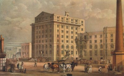 Sugar refinery in Leman Street, Stepney, London by Vincent Brooks