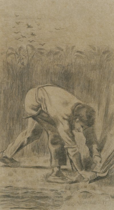 The Reaper after Millet by Vincent van Gogh