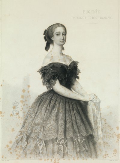 Portrait of Empress Eugenie by Vincent Vidal