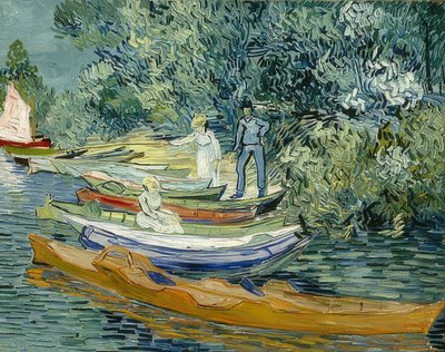 On the Banks of the Oise in Auvers by Vincent van Gogh