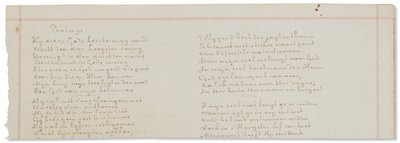 Autograph Manuscript, Transcriptions of Biblical Texts in Dutch by Vincent van Gogh