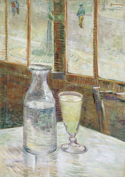 Café Table with Absinthe by Vincent van Gogh