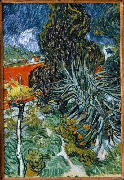 The Garden of Doctor Gachet in Auvers by Vincent van Gogh