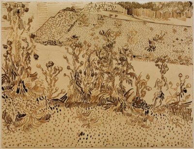 Thistles by the Roadside by Vincent van Gogh