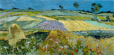 Fields near Auvers by Vincent van Gogh