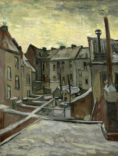 Houses Seen from the Back, Antwerp by Vincent van Gogh