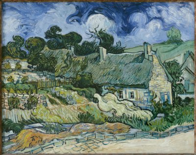 Thatched Houses in Cordeville, Auvers-sur-Oise by Vincent van Gogh