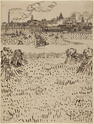The Harvest by Vincent van Gogh