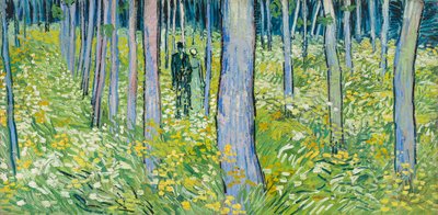 Undergrowth with Two Figures by Vincent van Gogh