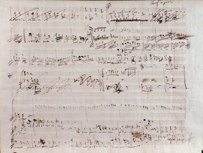 Sheet Music Page for The Pirate, Opera by Vincenzo Bellini by Vincenzo Bellini