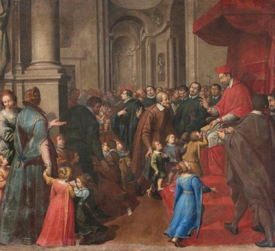San Carlo Establishes the School of Christian Doctrine by Vincenzo and Campi Antonio Campi