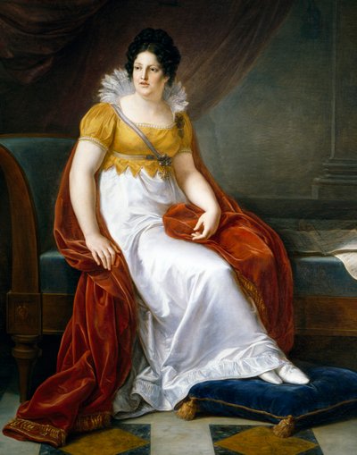 Portrait of Maria Luisa of Spain, Duchess of Lucca by Vincenzo Camuccini