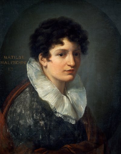 Portrait of Matilde Mazenchini by Vincenzo Camuccini by Vincenzo Camuccini