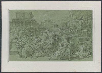Rape of the Sabines by Vincenzo Camuccini