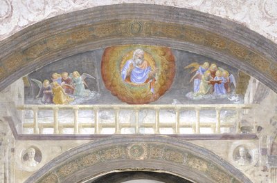 God and cherubs by Vincenzo Foppa
