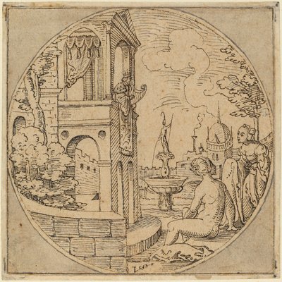 David and Bathsheba by Virgil Solis