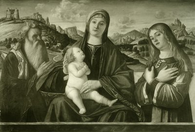 Maria with the Child and Two Saints by Vittore Carpaccio