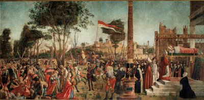Cycle of the Life of Saint Ursula: The Martyrdom of the Pilgrims and the Funeral of St. Ursula by Vittore Carpaccio