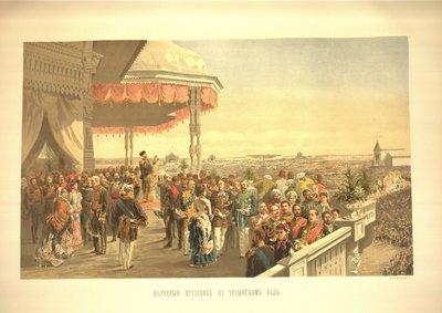 Public festivities following the coronation of Emperor Alexander III on Khodynka Field by Vladimir Egorovic Makovsky