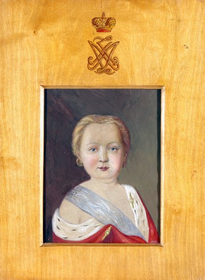 Portrait of Alexander I as a Child by Vladimir Ivanovich Hau