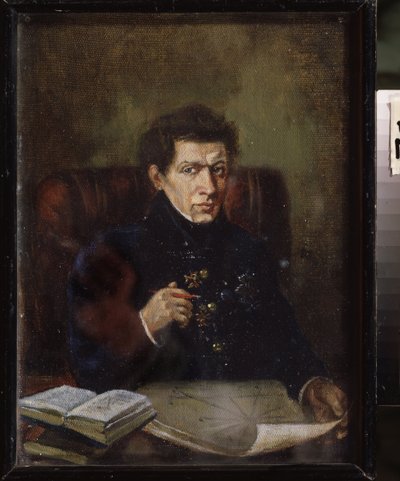 Portrait of the Mathematician Nikolai Lobachevski by Vladimir Lochevski Perelman