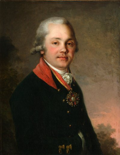 Portrait of Alexander Dmitriyevich Arsenyev by Vladimir Lukich Borovikovsky