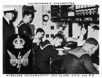 Wireless Telegraphist, 2nd Class, C.P.O and P.O by WA and AC Churchman